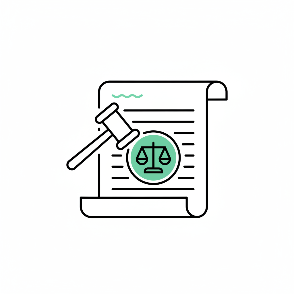 Minimalist line-art illustration, white background #FFFFFF, black lines 1.5px stroke, mint accent #10B981 on 1-2 element